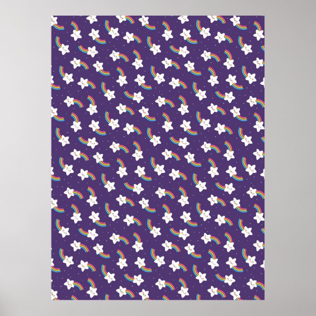 Poster de Estrelas do Arco-Íris (Frente)