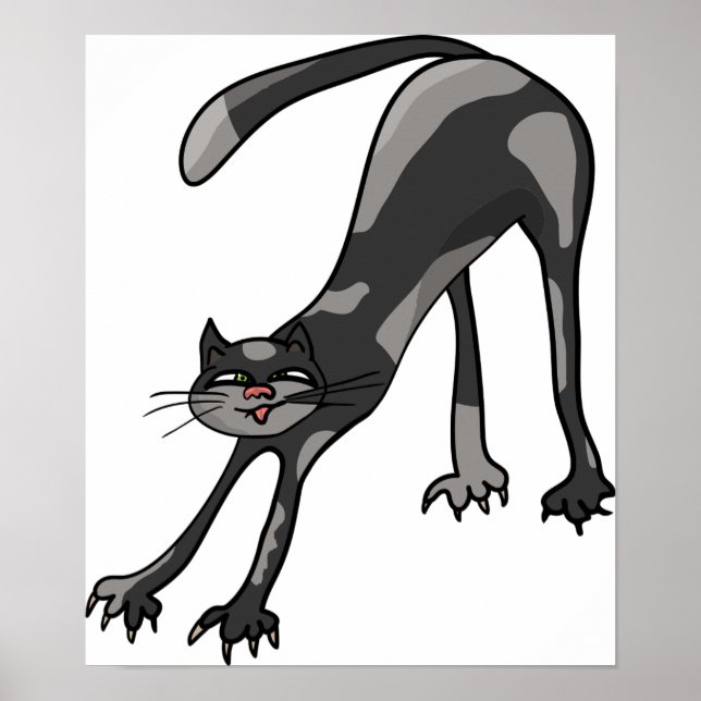 Poster de estresse de gato (Frente)