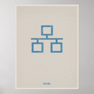 Poster de Ethernet minimalista