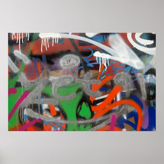 poster de etiquetas de grafite (Frente)