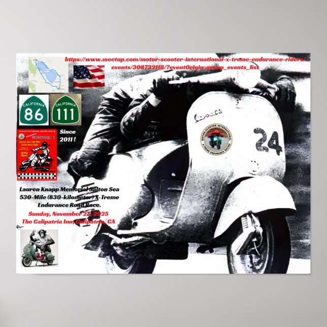 Poster de Evento do Mar de Salton (Frente)