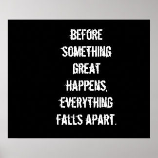 Poster de exercícios motivacionais