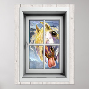 Poster de Exibição de Janela