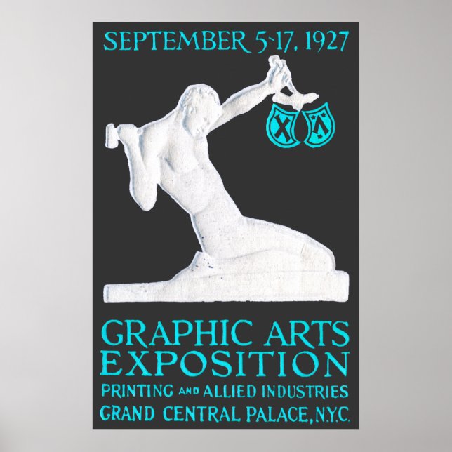poster de Expo de Artes Gráficas 1927 (Frente)