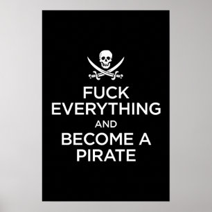 Pôster *** de f tudo e transformado um pirata