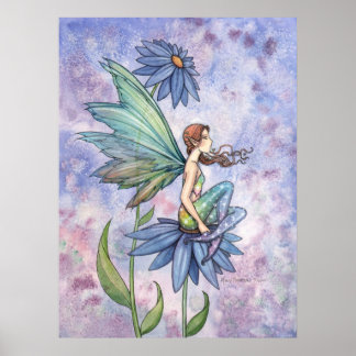 Poster de Fada de Daisy Azul por Molly Harrison
