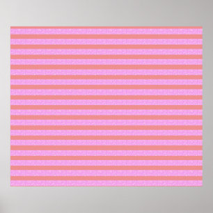 Poster de faixas geométricas cor-de-rosa