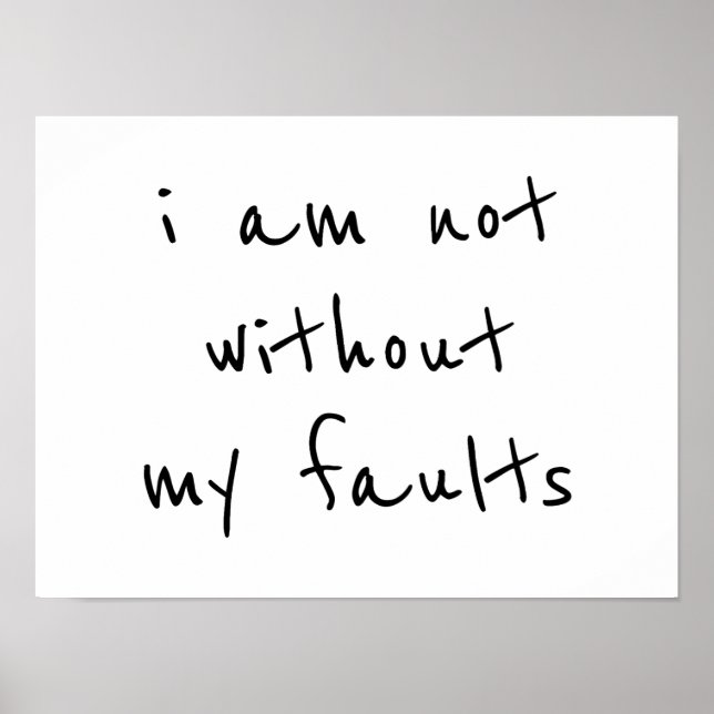 Poster de falhas (Frente)