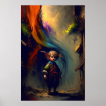 Poster de Fantasia de Ladrão Hobbit | Arte de RPG