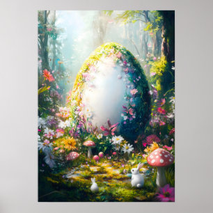 Poster de Fantasia de Ovos felz pascoa