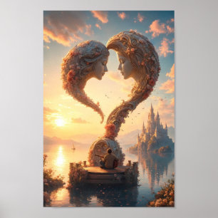 Poster de Fantasia do Nascer do Sol dos Enamorados