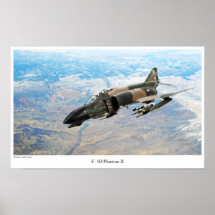 Poster de "fantasma II da arte da aviação F-4 "