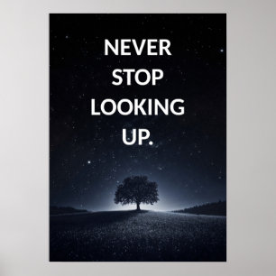 Poster de Fantasy Tree Motivational Positive