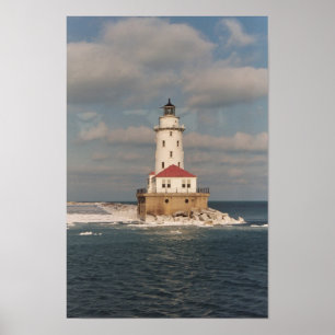 Poster de Farol do Lago Michigan