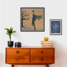 Poster de Fashion de Arte de Natal