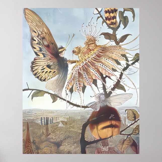 Poster “De fato, se foi,” murmurou o Rei Honey (Frente)
