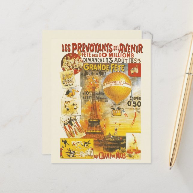 Poster de Feira Antiquada de Grande Fete (Frente/Verso In Situ)