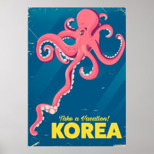 poster de férias da Coreia