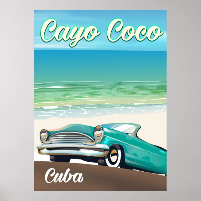 Poster de férias de Cayo Coco (Frente)