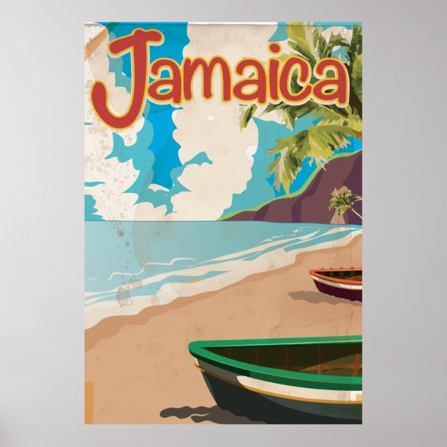 Poster de férias de colheita jamaicano (Frente)
