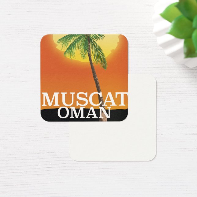 Poster de férias de Muscat Oman (Mesa)