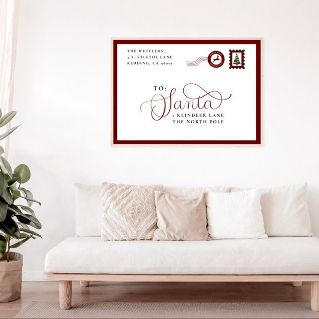 Poster de Férias de Natal da Família Carta aos Pap (Criador carregado)