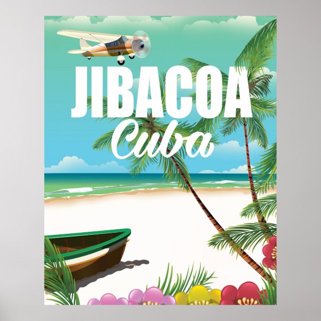 Poster de férias de praia em Jibacoa (Frente)