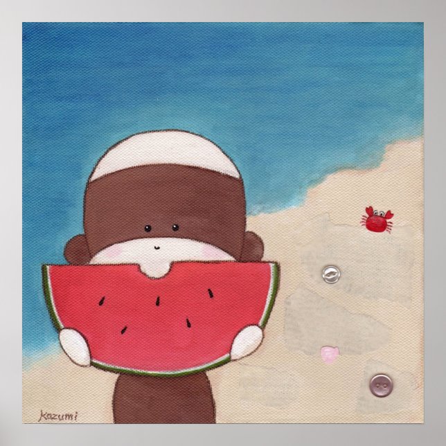 Poster de férias de verão (Frente)