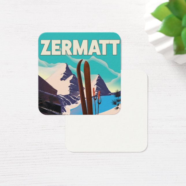 Poster de férias Zermatt Ski (Mesa)