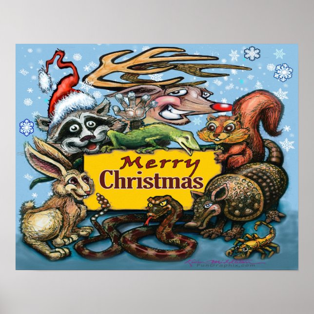 Poster de Festa de Natal (Frente)