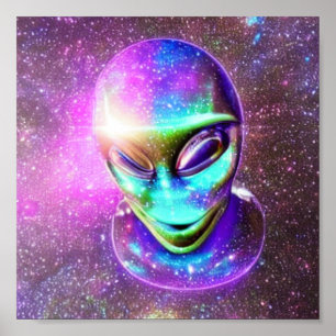 Poster de ficção da alienígena