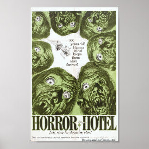 poster de Filme "Hotel Horror" ou "Cidade do Morto