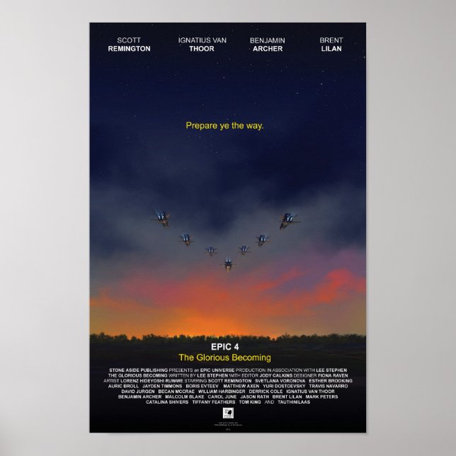 poster de Filme 'O Glorioso Tornando-se' (Frente)