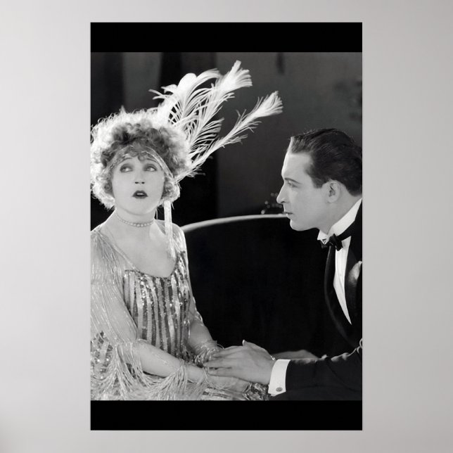 Poster de Filme Rosa de Broadway (Frente)