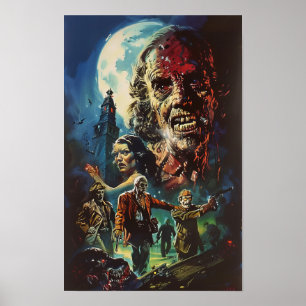 Poster de Filmes Clássicos de Horror de Hammer