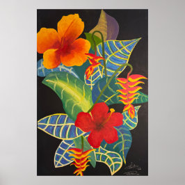 Poster de Flor de Ginger Tropical @3dudes1life