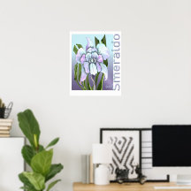 Poster de flor de Smeraldo