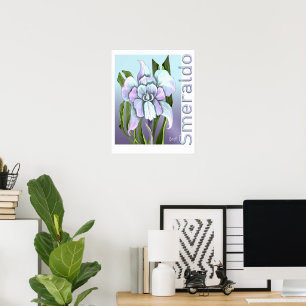 Poster de flor de Smeraldo