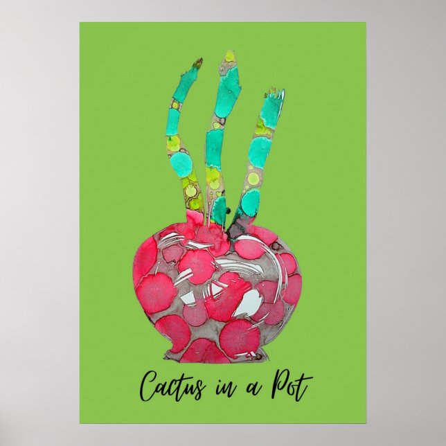 Poster de flores de arte (Frente)