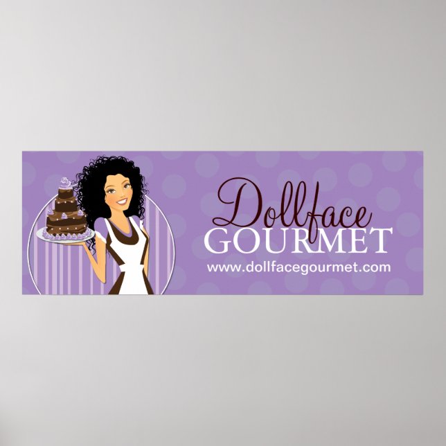 Poster de Folha Personalizada de Corte (Frente)