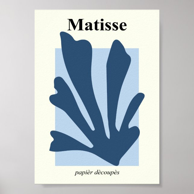 Poster de Forma Inspirada Matisse (Frente)