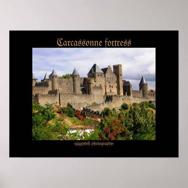 Poster de fortaleza Carcassonne (Frente)