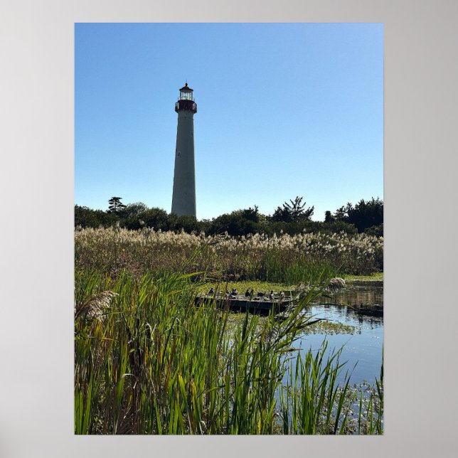 Poster de Foto da Casa de Luz de Cape May (Frente)