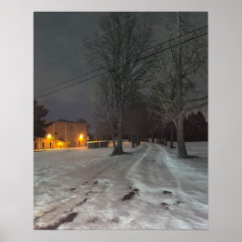 Poster de Foto da Noite de inverno