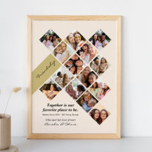 Poster de Foto de Amigos Melhores Personalizado, A