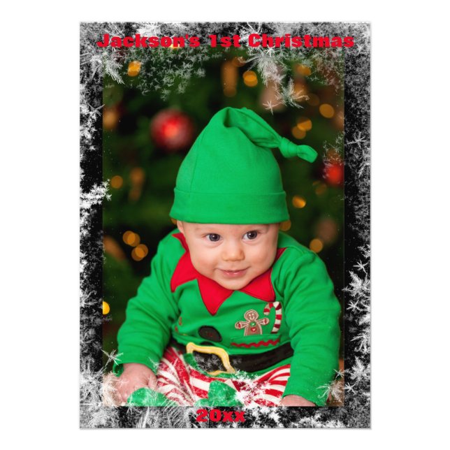 Poster de Foto de Natal da Família (Frente)