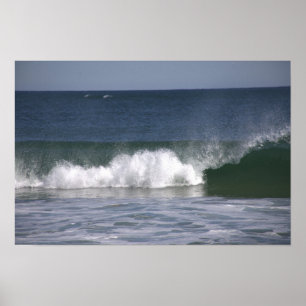 Pôster de Foto de Ondas do Oceano