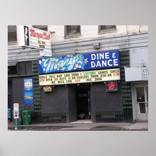 Poster de Foto do Clube Marys (Frente)