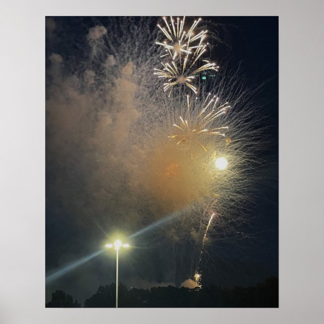 Poster de Foto do Fireworks (Frente)