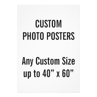 Poster de Fotografia A0 Personalizada, até 40" x 6